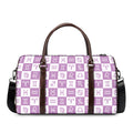 White And Purple Zodiac Signs Print Duffel Bag
