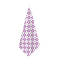 White And Purple Zodiac Signs Print Hand Towel