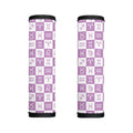 White And Purple Zodiac Signs Print Handle Covers