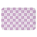 White And Purple Zodiac Signs Print Indoor Door Mat