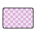 White And Purple Zodiac Signs Print Kitchen Mat