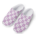 White And Purple Zodiac Signs Print Mesh Casual Shoes
