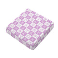 White And Purple Zodiac Signs Print Outdoor Seat Cushion Cover