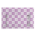 White And Purple Zodiac Signs Print Placemat