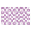 White And Purple Zodiac Signs Print Polyester Doormat