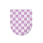 White And Purple Zodiac Signs Print Toilet Lid Cover