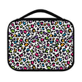 White And Rainbow Leopard Print Classic Bible Case