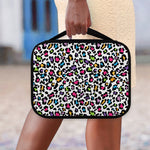 White And Rainbow Leopard Print Classic Bible Case