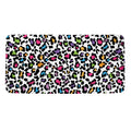 White And Rainbow Leopard Print Towel