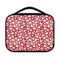 White And Red Heart Pattern Print Classic Bible Case