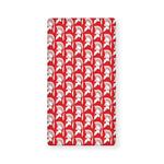 White And Red Spartan Pattern Print Baby Crib Sheet