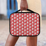 White And Red Spartan Pattern Print Classic Bible Case