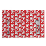 White And Red Spartan Pattern Print Placemat