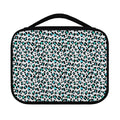 White And Teal Leopard Print Classic Bible Case