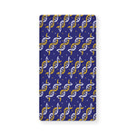 White And Yellow DNA Pattern Print Baby Crib Sheet