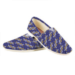 White And Yellow DNA Pattern Print Casual Shoes