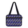 White And Yellow DNA Pattern Print Double Strap Bible Bag