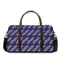 White And Yellow DNA Pattern Print Duffel Bag