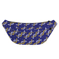 White And Yellow DNA Pattern Print Fanny Pack
