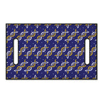 White And Yellow DNA Pattern Print Golf Cart Seat Cover