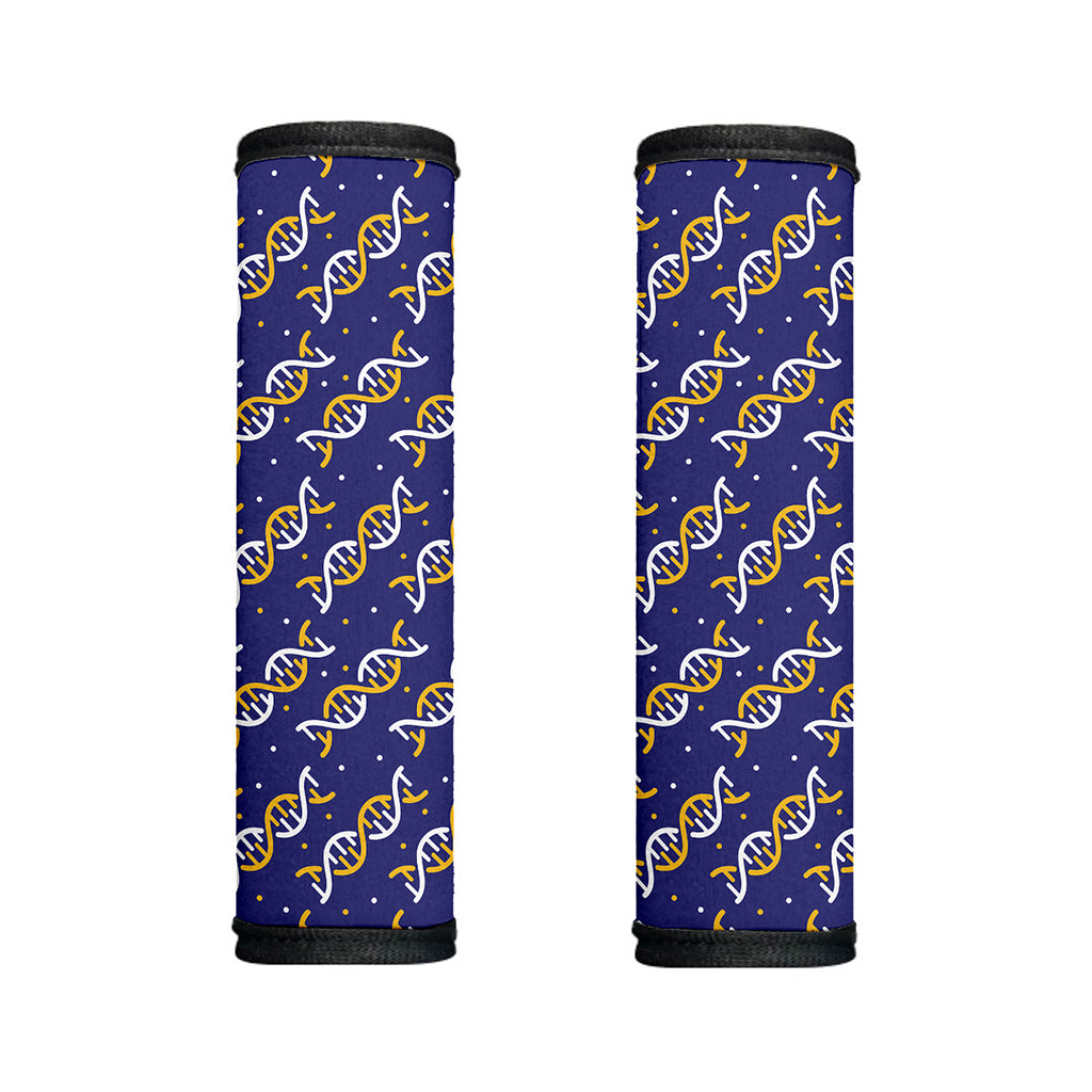 White And Yellow DNA Pattern Print Handle Covers
