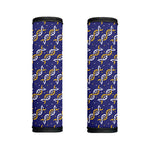 White And Yellow DNA Pattern Print Handle Covers