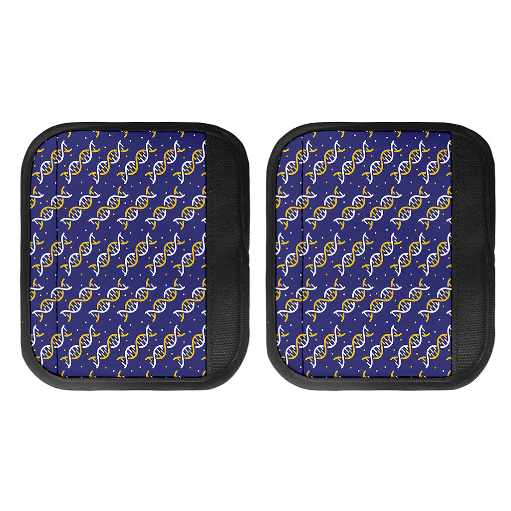 White And Yellow DNA Pattern Print Handle Covers