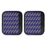 White And Yellow DNA Pattern Print Handle Covers