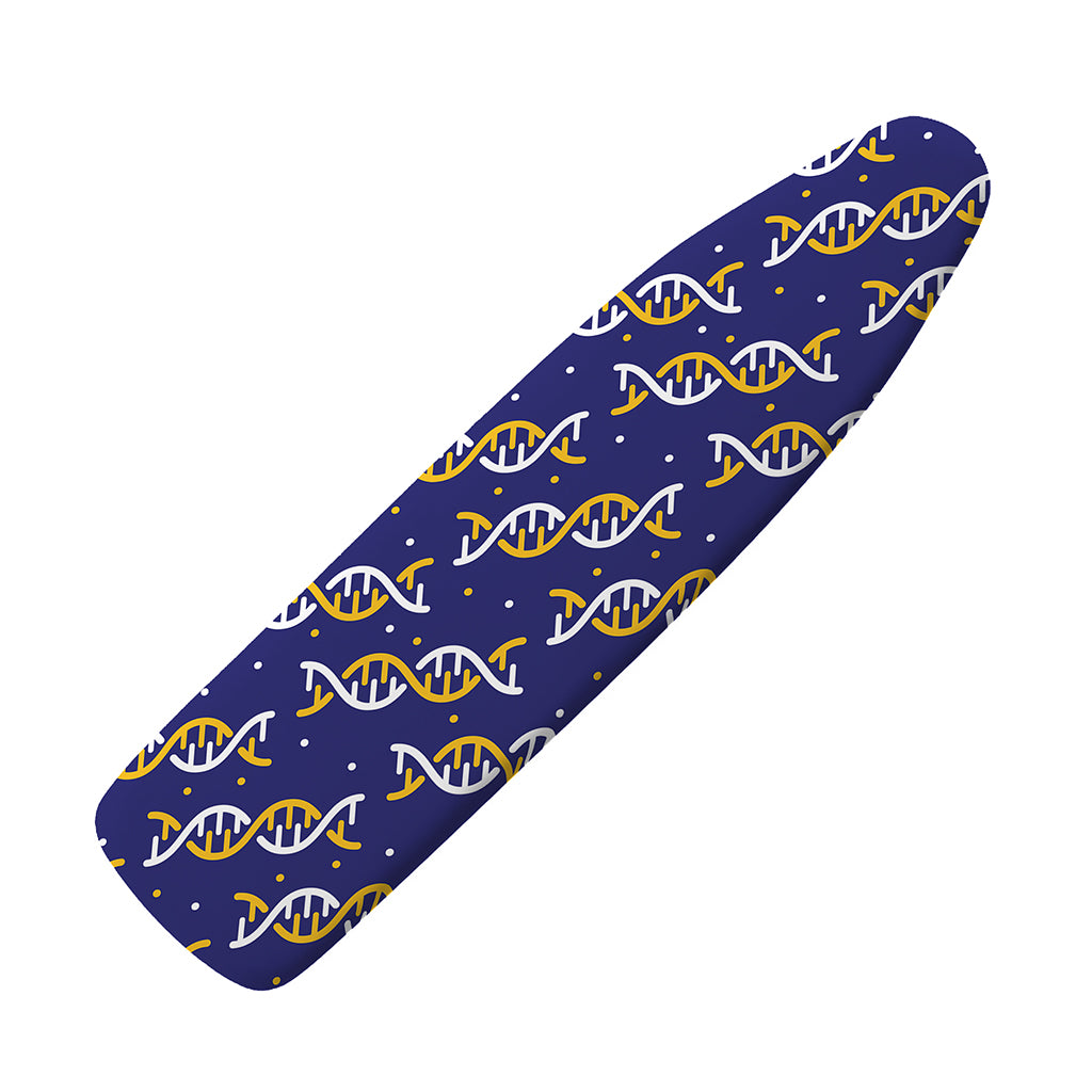 White And Yellow DNA Pattern Print Ironing Board Cover