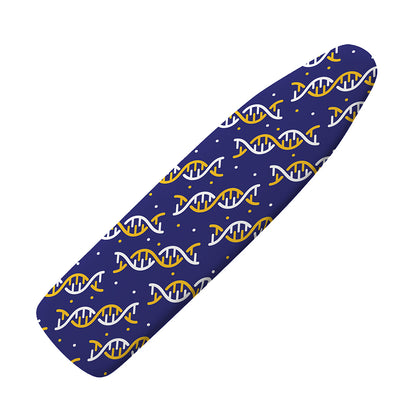 White And Yellow DNA Pattern Print Ironing Board Cover