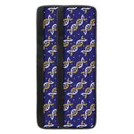 White And Yellow DNA Pattern Print Refrigerator Handle Covers