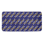 White And Yellow DNA Pattern Print Towel