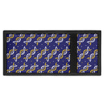 White And Yellow DNA Pattern Print Trifold Wallet