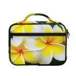 White And Yellow Plumeria Flower Print Briefcase Bible Bag