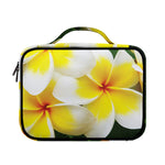 White And Yellow Plumeria Flower Print Briefcase Bible Bag