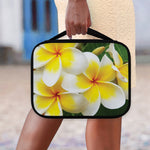 White And Yellow Plumeria Flower Print Classic Bible Case
