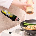 White And Yellow Plumeria Flower Print Skillet Handle Cover