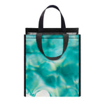 White And Yellow Plumeria In Water Print Insulated Lunch Tote