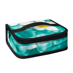 White And Yellow Plumeria In Water Print Small Lunch Bag