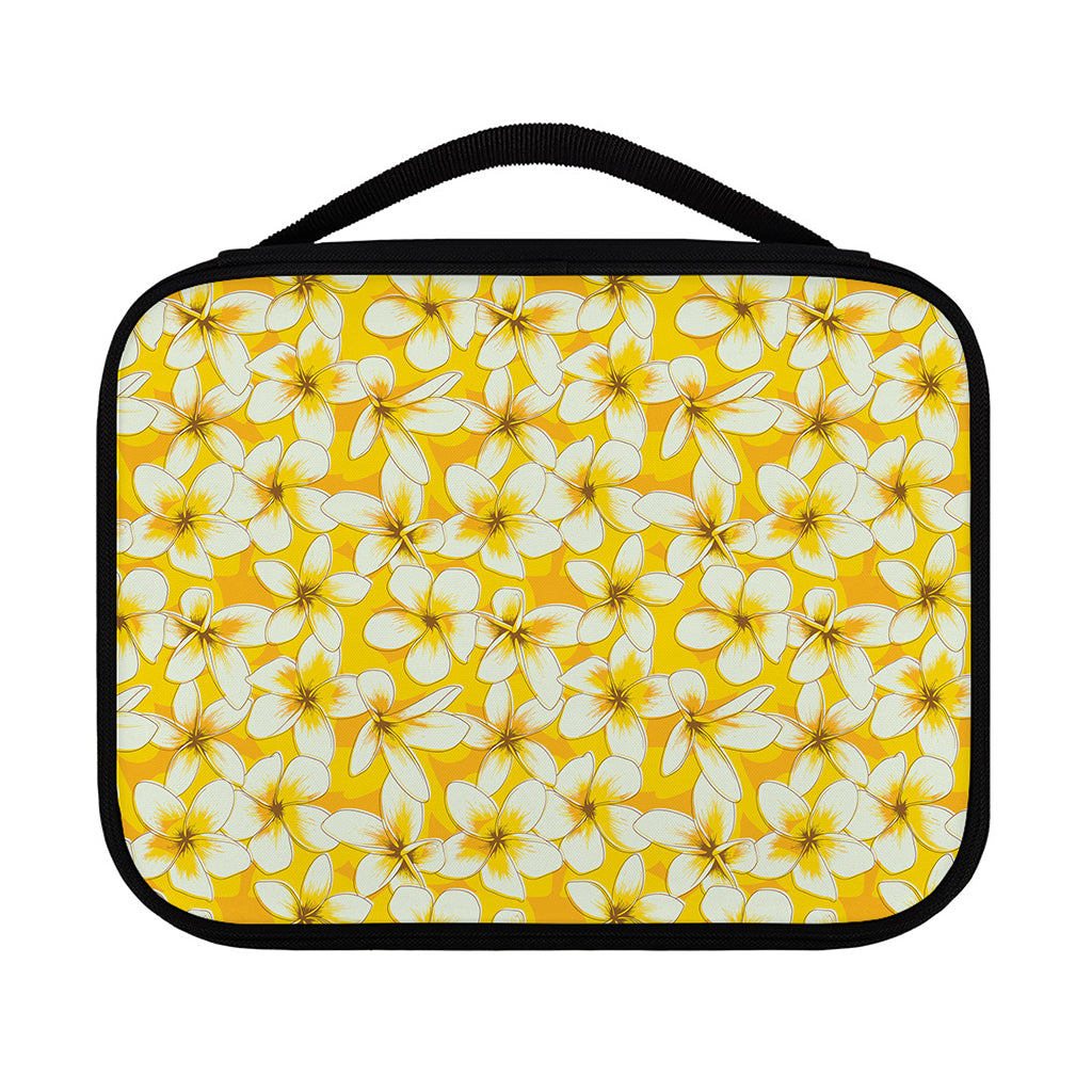 White And Yellow Plumeria Pattern Print Classic Bible Case