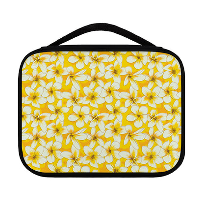 White And Yellow Plumeria Pattern Print Classic Bible Case
