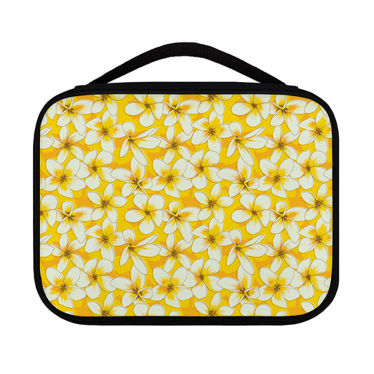 White And Yellow Plumeria Pattern Print Classic Bible Case