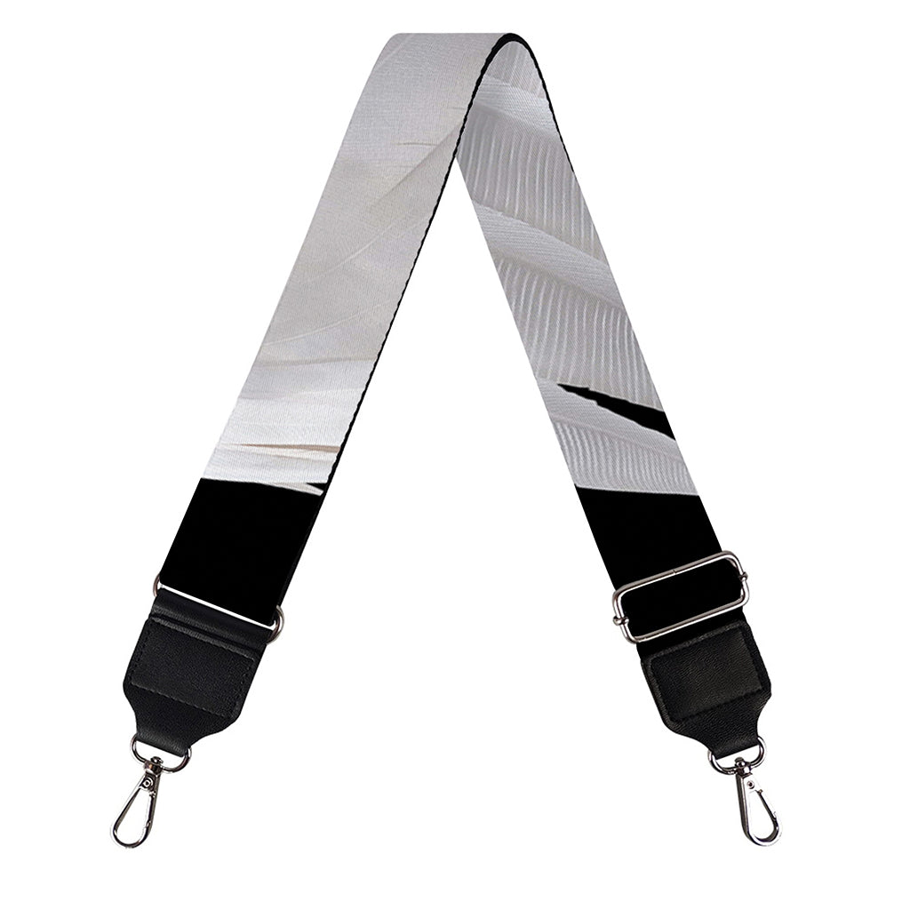 White Angel Wings Print Bag Strap