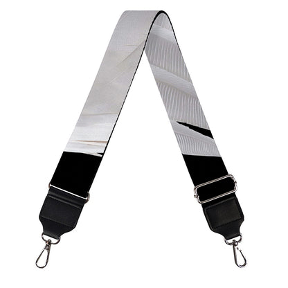 White Angel Wings Print Bag Strap