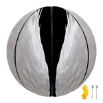 White Angel Wings Print Basketball