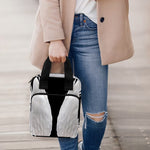 White Angel Wings Print Bible Tote Bag