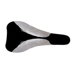 White Angel Wings Print Bicycle Seat Cover