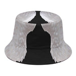 White Angel Wings Print Bucket Hat
