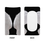 White Angel Wings Print Changing Pad Cover