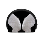White Angel Wings Print Coin Purse